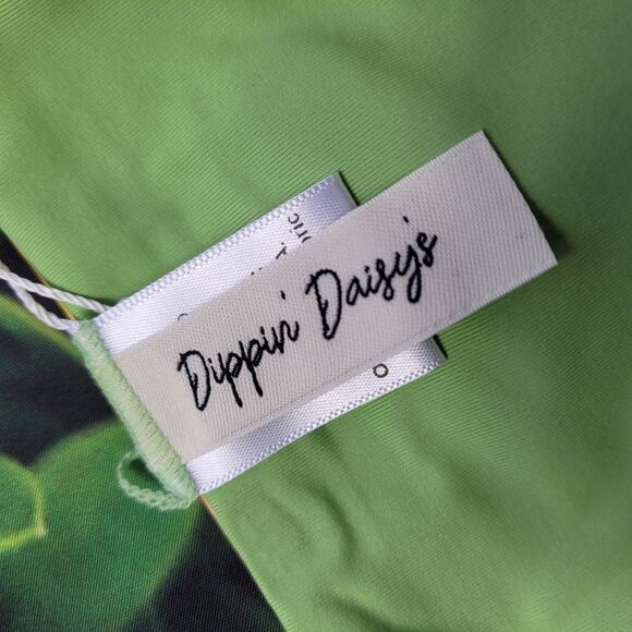 NWT Dippin' Daisy's Reversible Nocturnal Plaid Bikini Bottom size Large - Picture 9 of 16